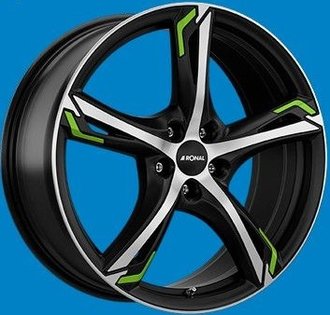 Ronal R62 Green 8.5x20 5x115 ET38