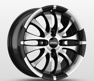 Ronal R59 JETBLACK-FRONTKOPIERT 6x15 4x108 ET20