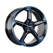 Ronal R66 JETBLACK-BLUE TINTED 8.5x20 5x112 ET35